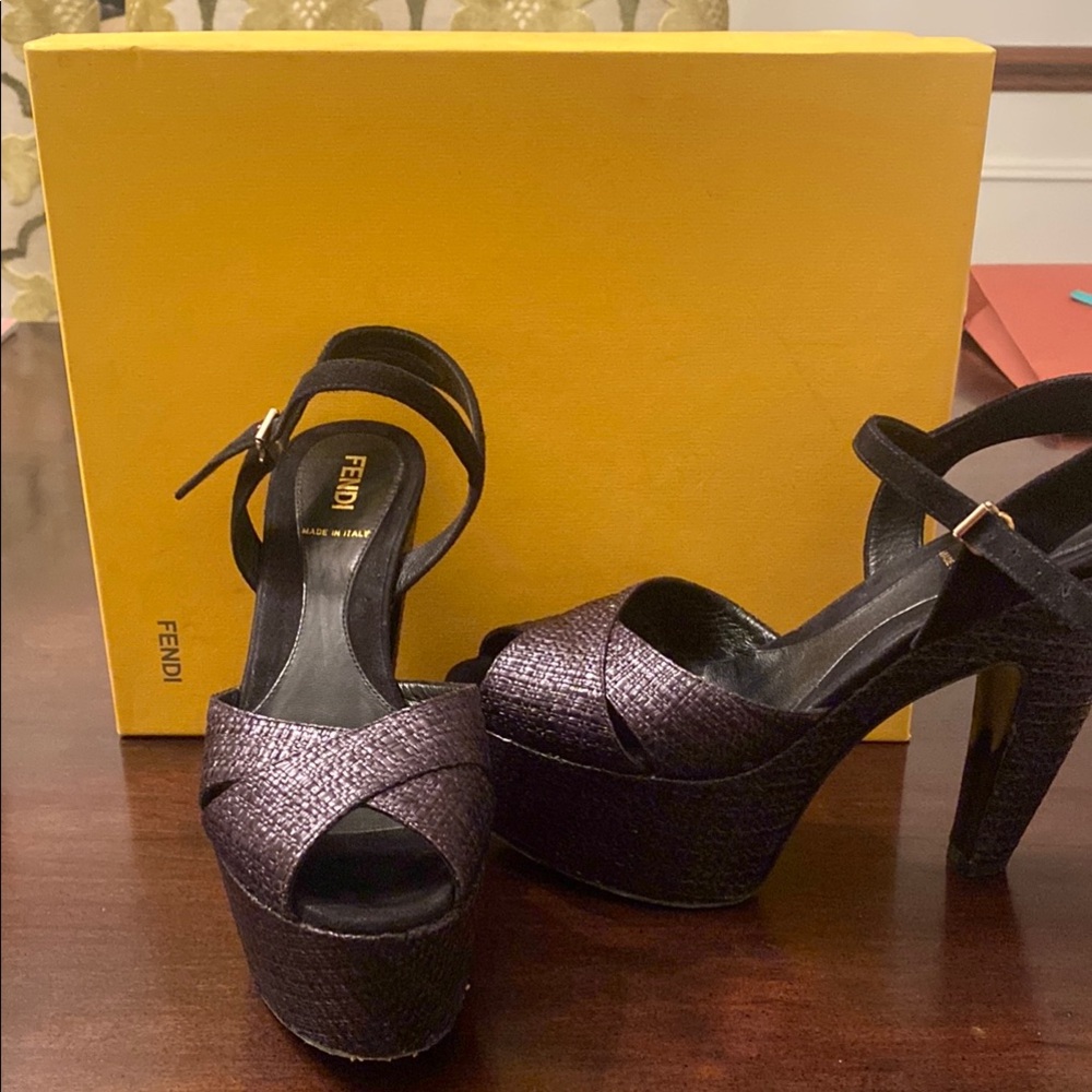 Fendi platform sandal